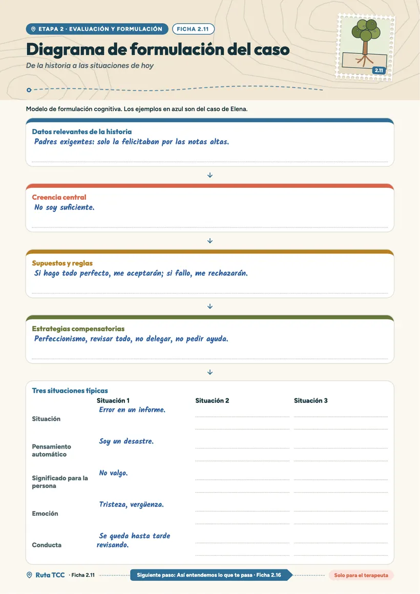 Ficha 2.11, Diagrama de formulación del caso